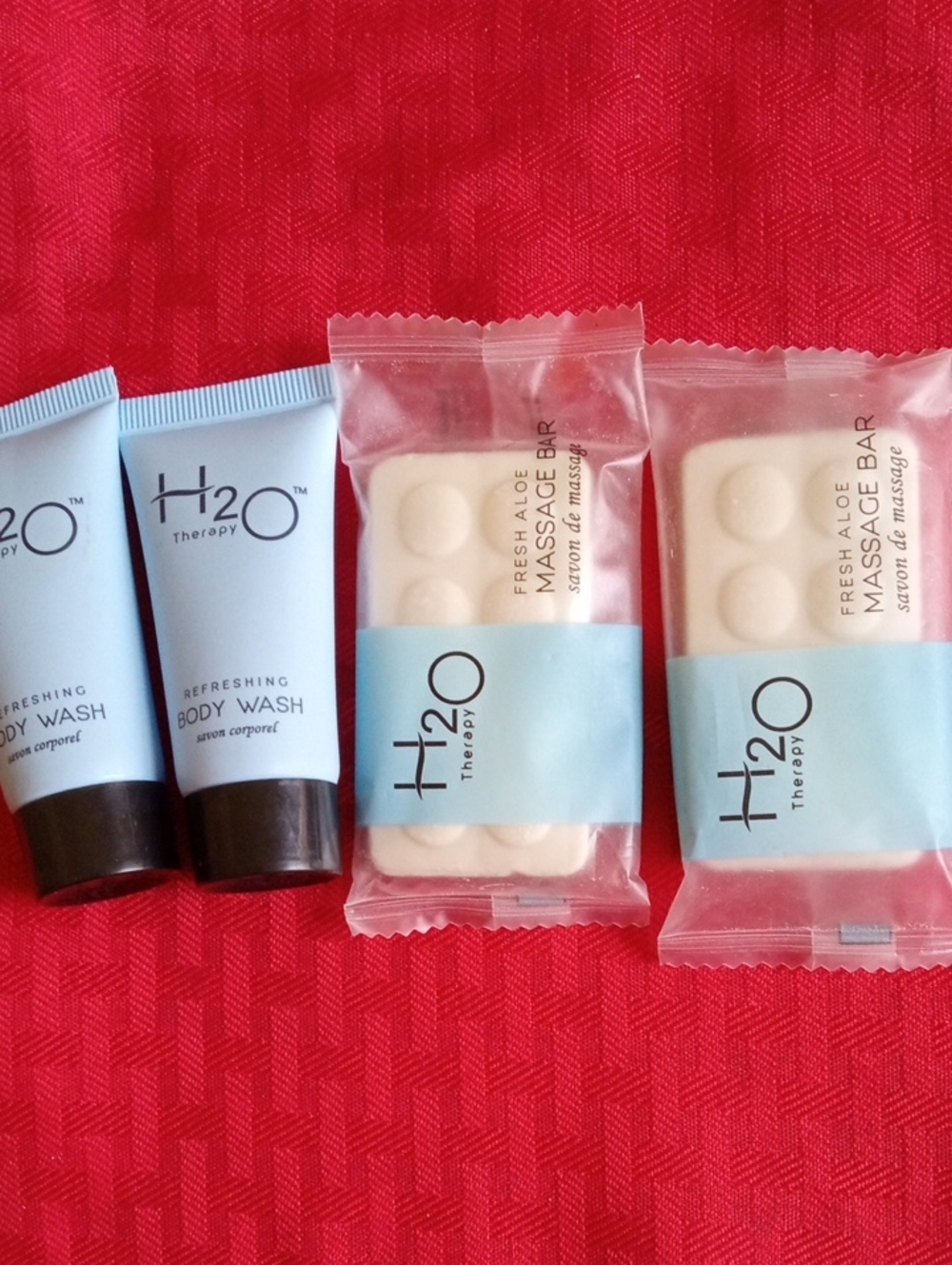 4 Pcs Brand New H20 Therapy Body Wash & Soap